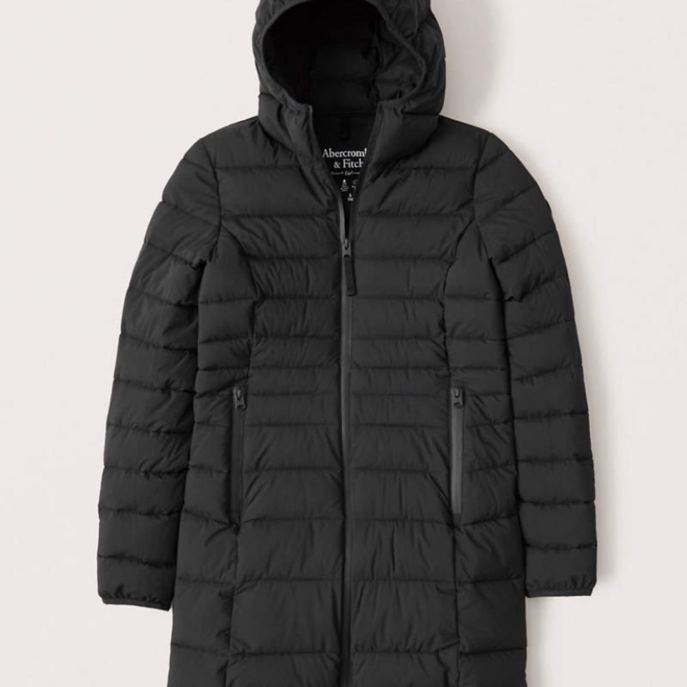 Abercrombie & Fitch mid length puffer coat